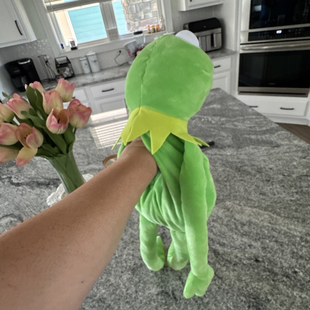 Vintage Kermit The Frog Puppet 24" Disney - Picture 5 of 11